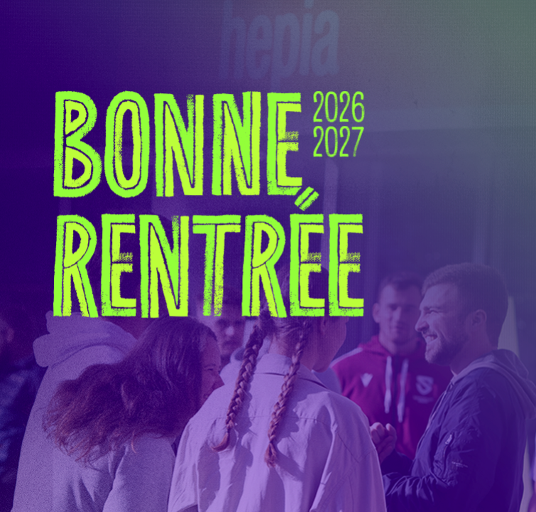 Visuel rentrée académique HEPIA 2026