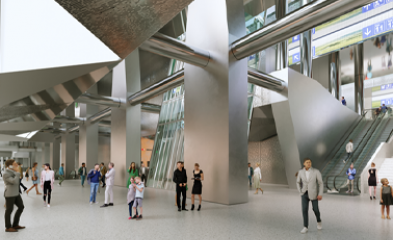 Léman 2030: gare de Genève - © dl-a designlab-architecture